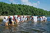 Wool washing on the Morava, the village of Oreovica (Photo: Stanko Kostić)